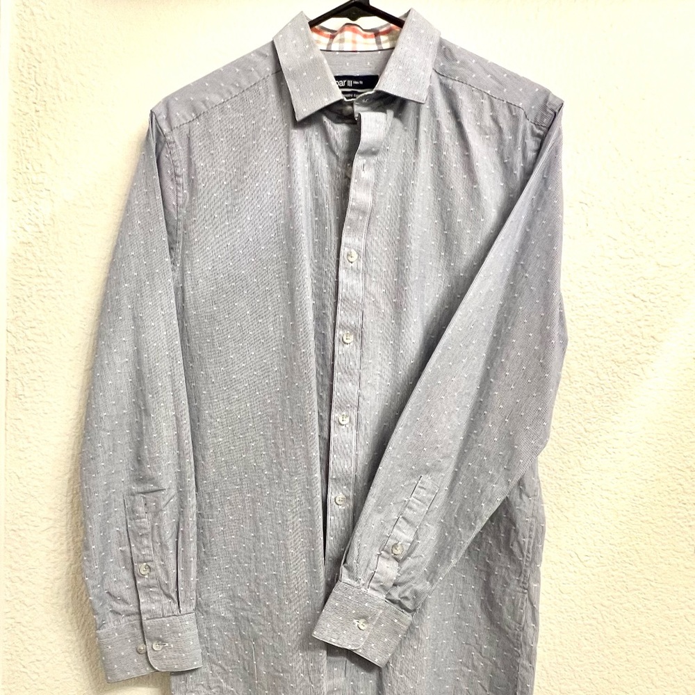 Bar III Slim-Fit Dress Shirt - Picture 3 of 7